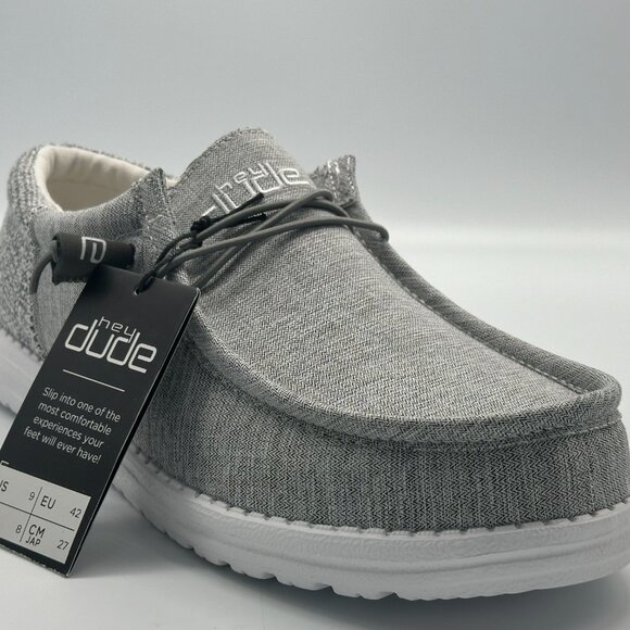 Hey Dude Other - HEY DUDE WALLY FUNK MAGENETITE SIZE 9 US MEN'S LACE UP LOATERS COMFORTABLE